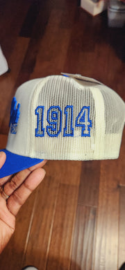 3D Blu Phi Trucker Hat