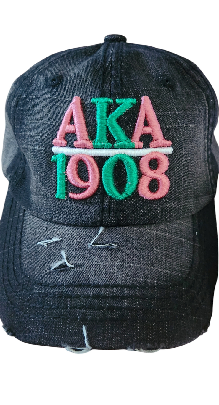 3D Puff Distressed AK08 HAT