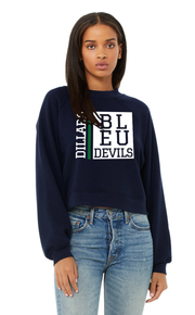 Women's DU Bleu Devil Sweater(Cropped) Pre-Order Now