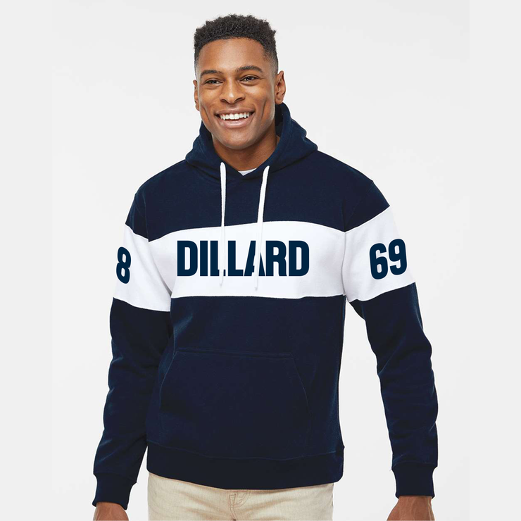 DU Varsity Unisex Fleece Color-blocked Hooded Sweatshirt (Pre-Order Now)