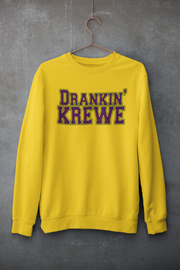 "Stdnt Union" Mardi Gras Drankin' Krewe Sweatshirt